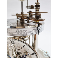 28.5cm Black Astrolabium Mantel Clock By HERMLE image