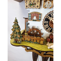 Bavarian Beer Drinkers 8 Day Mechanical Chalet Cuckoo Clock With Dancers 38cm By HÖNES image