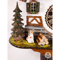 Grandma & Grandpa 1 Day Mechanical Chalet Cuckoo Clock 27cm By TRENKLE image