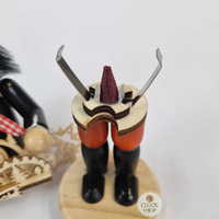 19cm Erzgebirge Vendor German Incense Burner With Black Hat image