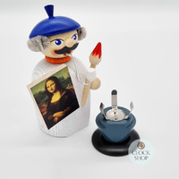 14cm Painter German Incense Burner By Seiffener image