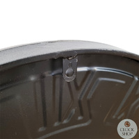 60cm Maaike Dark Grey Moving Gear Wall Clock By COUNTRYFIELD image