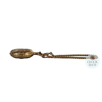 48mm Gold Mens Pocket Watch With Fisherman By CLASSIQUE (Arabic) image