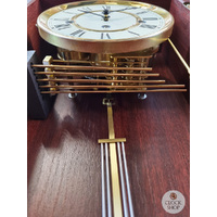 68cm Mahogany 8 Day Mechanical Chiming Wall Clock By HERMLE image