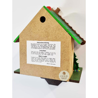 17cm Chalet Weather House Tudor Style With Key Hanger By TRENKLE image