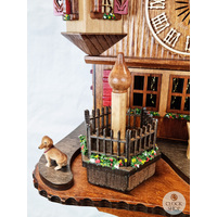 Beer Drinkers 8 Day Mechanical Chalet Cuckoo Clock 43cm By SCHNEIDER image