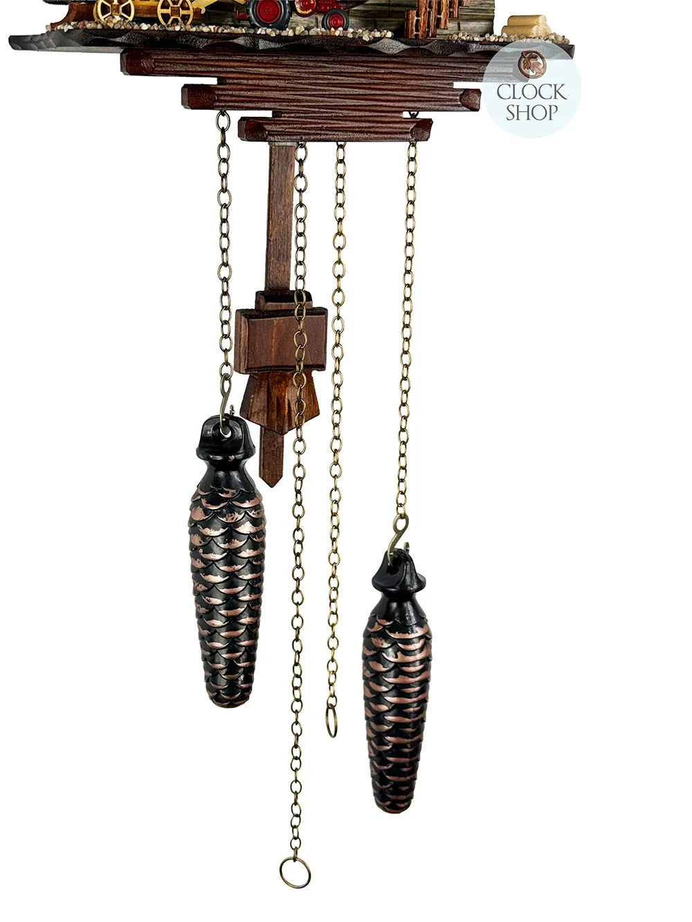 Tractor Battery Chalet Cuckoo Clock By TRENKLE image