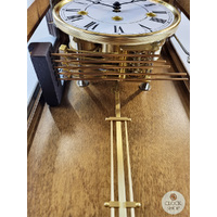 64cm Oak 8 Day Mechanical Chiming Wall Clock By AMS image