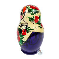 Kirov Russian Dolls- White Scarf & Purple Dress 12cm (Set Of 6) image