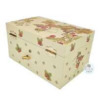 Strawberry Fairy Glow In The Dark Dancing Fairy Musical Jewellery Box (Mozart- The Magic Flute) image