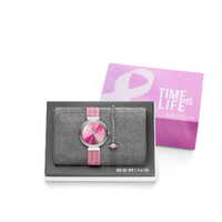 Gift Set- 31mm Classic Collection Pink & Silver Womens Watch With Bracelet By BERING image