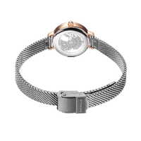Gift Set- 22mm Classic Collection Silver & Rose Gold Womens Watch With Bracelet By BERING image