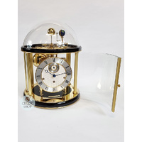 Tellurium Mantel Clock in Gold & Piano Black 35cm By HERMLE image