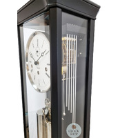 87cm Black 8 Day Mechanical Regulator Wall Clock By HERMLE image