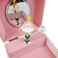Pink Ballerina Glow In The Dark Musical Jewellery Box (Strauss- The Blue Danube) image
