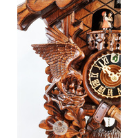 Alpine Goat 8 Day Mechanical Carved Cuckoo Clock 61cm By HÖNES image