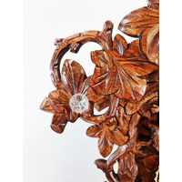 Ivy Leaf Vine 8 Day Mechanical Cuckoo Clock 49cm By HÖNES image