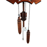 Wood Chopper & Dog Battery Chalet Cuckoo Clock 25cm By SCHNEIDER image