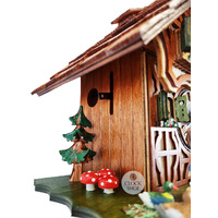 Girl & Geese 1 Day Mechanical Chalet Cuckoo Clock 41cm By SCHNEIDER image