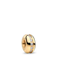 Gift Set- 31mm Classic Collection Gold & Silver Womens Watch With White Dial & Bracelet By BERING image