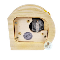 Santa's Workshop Round Music Box By Graupner (Leise Rieselt Der Schnee) image