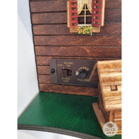 Black Forest Battery Chalet Cuckoo Clock With Dog & Kennel 22cm By TRENKLE image