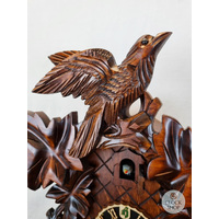 Moving Birds 8 Day Mechanical Carved Cuckoo Clock 40cm By HÖNES image