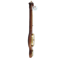 55cm Walnut Traditional Weather Station With Barometer Thermometer & Hygrometer By FISCHER  image