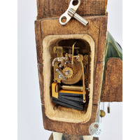 35cm Whistling Clock Peddler Table Clock By ROMBA image