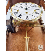 64cm Walnut 8 Day Mechanical Chiming Wall Clock By AMS image