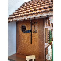 Dog & Water Trough 1 Day Mechanical Chalet Cuckoo Clock 22cm By TRENKLE image