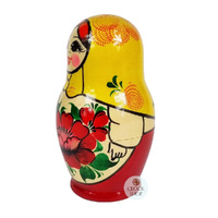 Kirov Russian Dolls- Yellow Scarf & Red Dress 12cm (Set Of 6) image