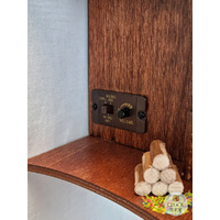 Hansel & Gretel Battery Chalet Cuckoo Clock 32cm By TRENKLE image