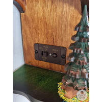 Boy & Tractor Battery Chalet Cuckoo Clock 32cm By TRENKLE image
