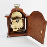 30cm Walnut Mechanical Table Clock With Westminster Chime By AMS image