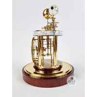 28.5cm Mahogany Astrolabium Mantel Clock By HERMLE  image