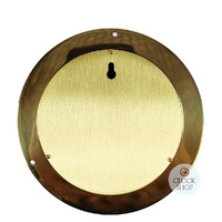 16cm Polished Brass Barometer By FISCHER image