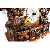 Chirping Bird 8 Day Mechanical Chalet Cuckoo Clock 44cm By ROMBA image