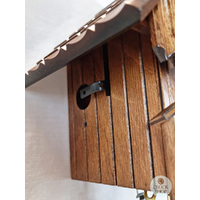 Tree & Water Trough 1 Day Mechanical Chalet Cuckoo Clock 20cm By ENGSTLER  image