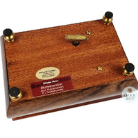 Wooden Musical Jewellery Box With Floral Inlay- Large (Tchaikovsky-Waltz Of The Flowers) image