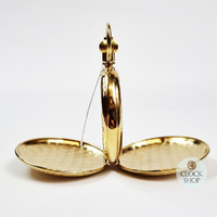 49mm Gold Unisex Mechanical Skeleton Swiss Pocket Watch By CLASSIQUE (Roman) image