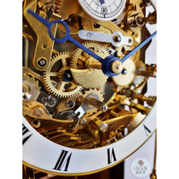 60cm Walnut 8 Day Mechanical Triple Chime Wall Clock By AMS image
