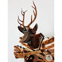 After The Hunt 8 Day Mechanical Carved Cuckoo Clock 42cm By ENGSTLER image