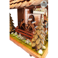 Clock Maker's Workshop 8 Day Mechanical Chalet Cuckoo Clock With Dancers 55cm By HÖNES image