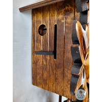 5 Leaf & Deer 8 Day Mechanical Carved Cuckoo Clock 42cm By ENGSTLER image