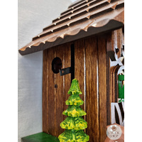 Deer & Water Trough 1 Day Mechanical Chalet Cuckoo Clock 23cm By ENGSTLER image