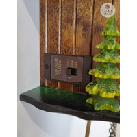 Deer & Water Trough Battery Chalet Cuckoo Clock 23cm By ENGSTLER image