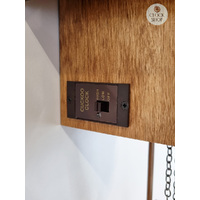House with Water Trough Battery Chalet Cuckoo Clock 16cm By ENGSTLER image
