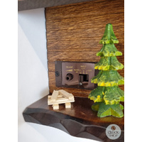 Dog & Deer with Bench Battery Chalet Table Cuckoo Clock 22cm By ENGSTLER image