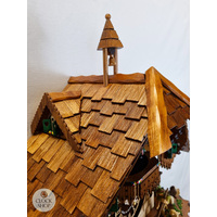 Walker & Waterwheel Battery Chalet Cuckoo Clock With Dancers 42cm By ENGSTLER image
